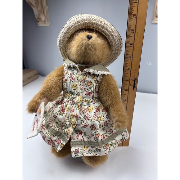 Boyds Plush 82556 Momma Bearybest Bear Floral Dress 12" Worlds Best Mom Gift - Picture 6 of 8